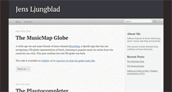 Desktop Screenshot of jensljungblad.com